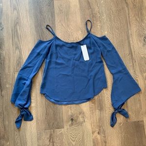 - BCBG Cold Shoulder Top -